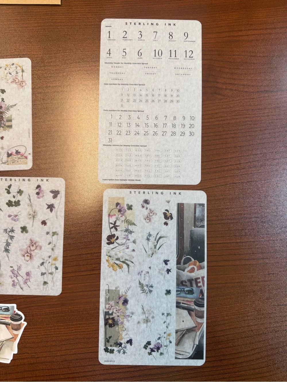 Sterling Ink September Sticker Subscription